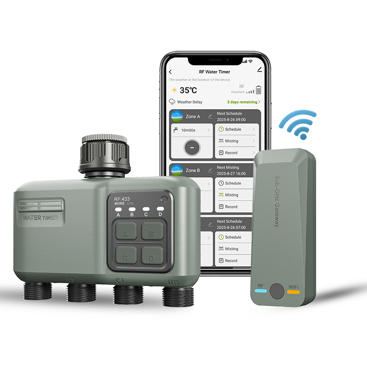 Smart Garden Design - Neues Design Vierfach-Ausgang Smart RF WIFI