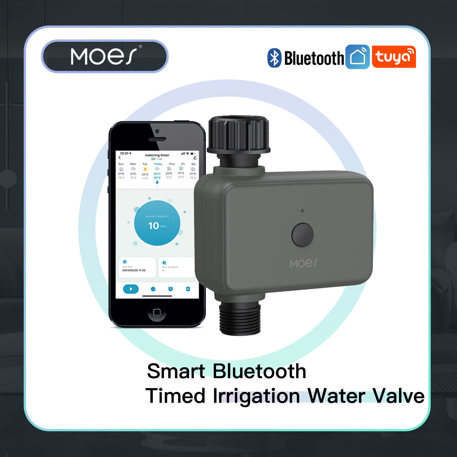 Smart Garden Water - Moes smart tuya bluetooth wasser timer