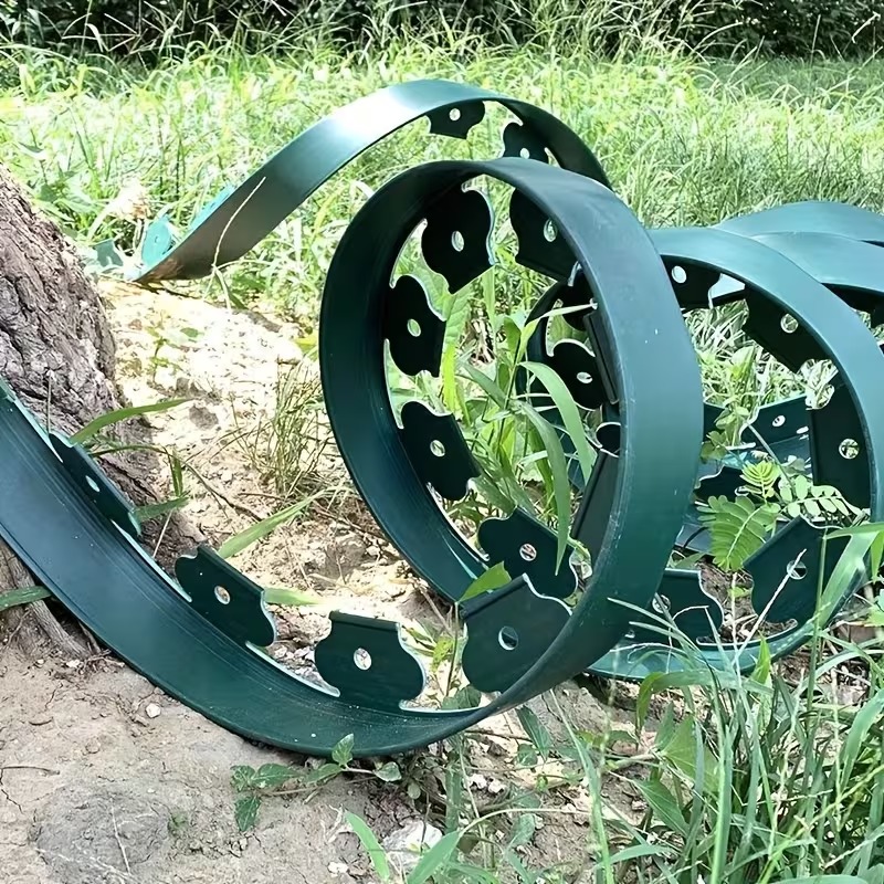 Smart Garden Edging - 5/10 cm L-förmiger Gartengras-Steinrand, schwarzer Randteiler