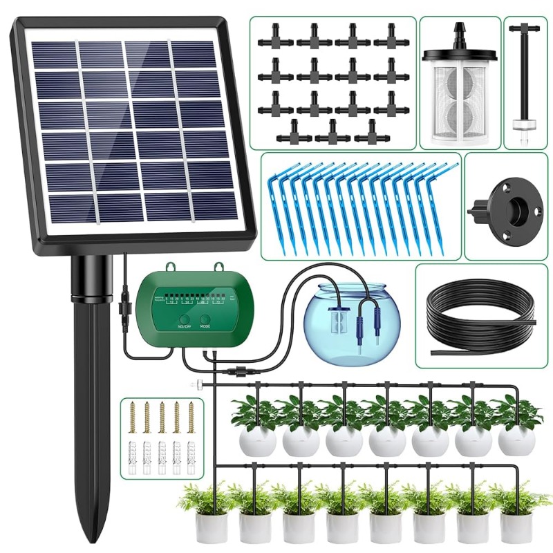 Smart Garden Water - Intelligentes Solarbewässerungsset 6V 2W mit eingebauter