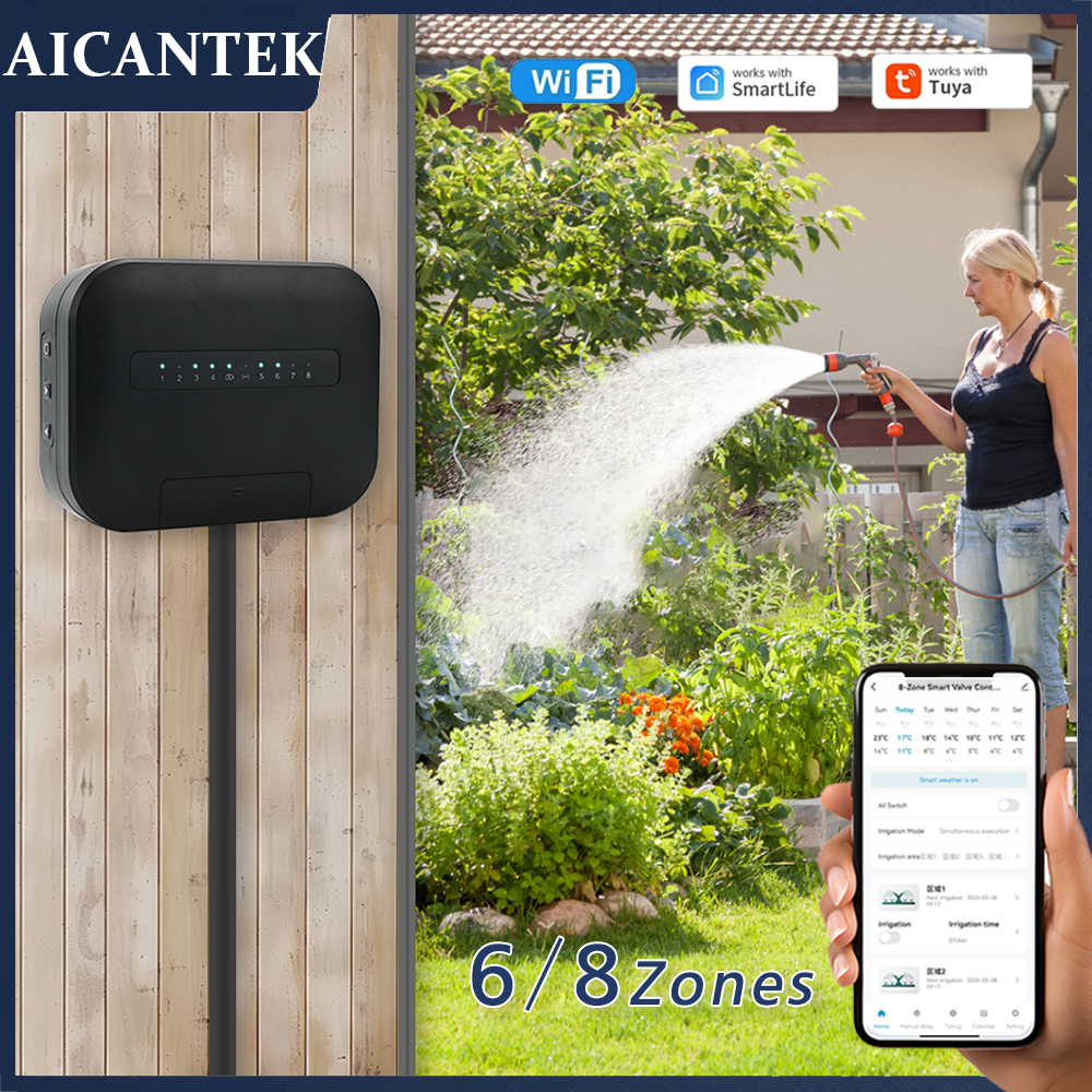 Smart Garden Water - 8 Zonen Wifi Tuya Smart Gartenbewässerungstimer