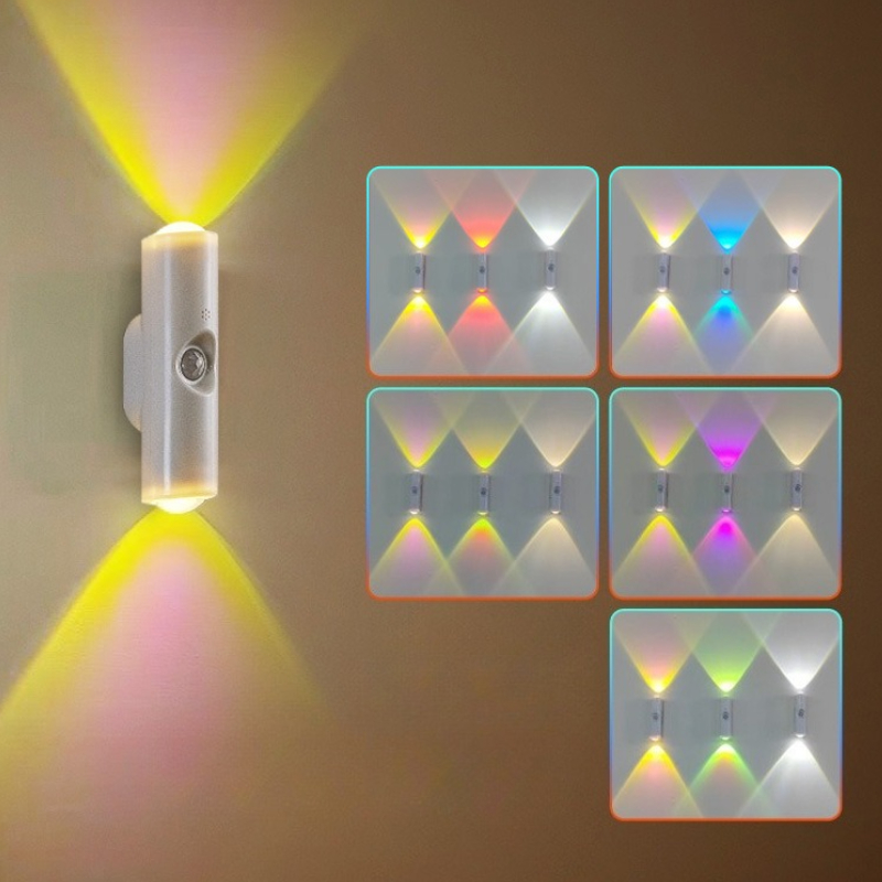 Smart Garden Accessories - Intelligentes RGB-Nachtlicht mit Farbverlauf, magnetischer Bewegungsmelder,