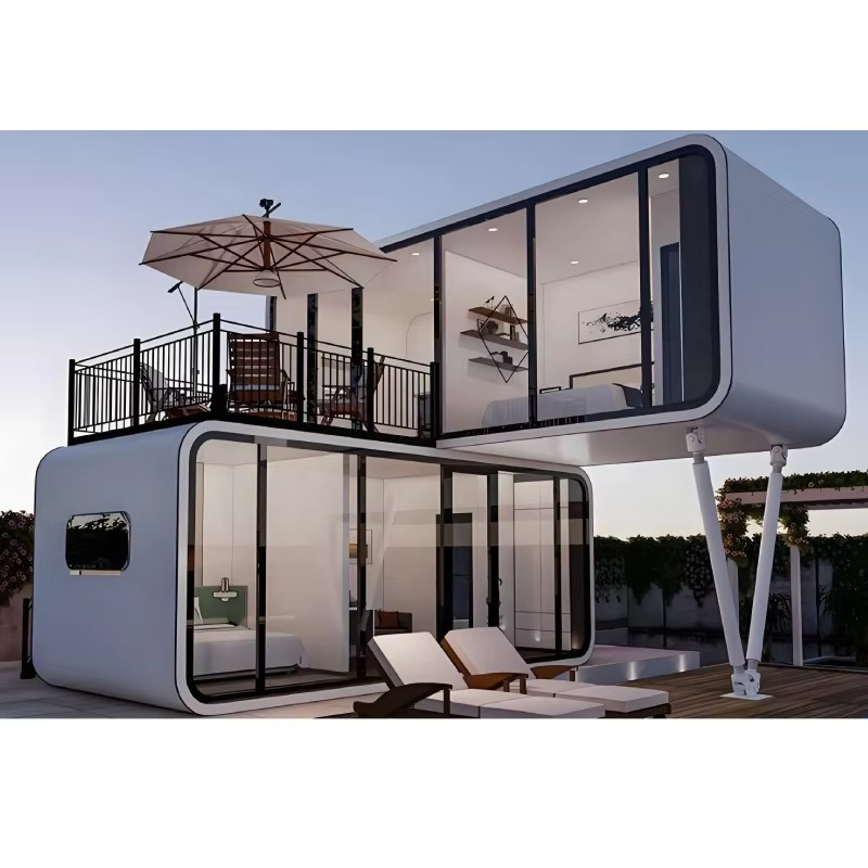 Smart Garden Apple - Luxuriöse doppelstöckige Apple-Style-Kabine, Smart-Home-System, Temperaturregelung, 22