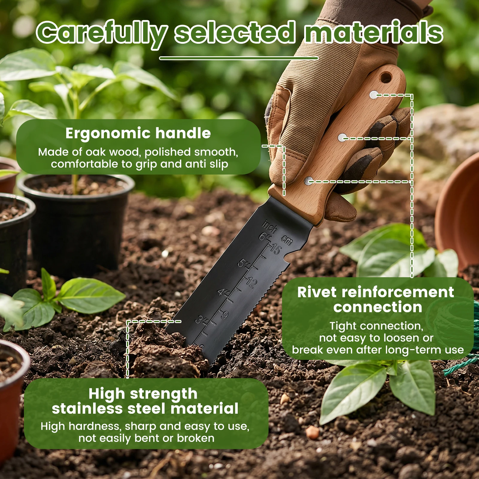 Gartenkelle aus Edelstahl, Mul – Smart Garden Edging Bewertung und Preis