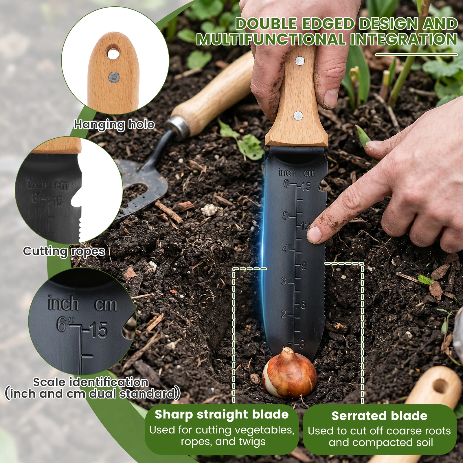 Gartenkelle aus Edelstahl, Mul – Smart Garden Edging Bewertung und Preis