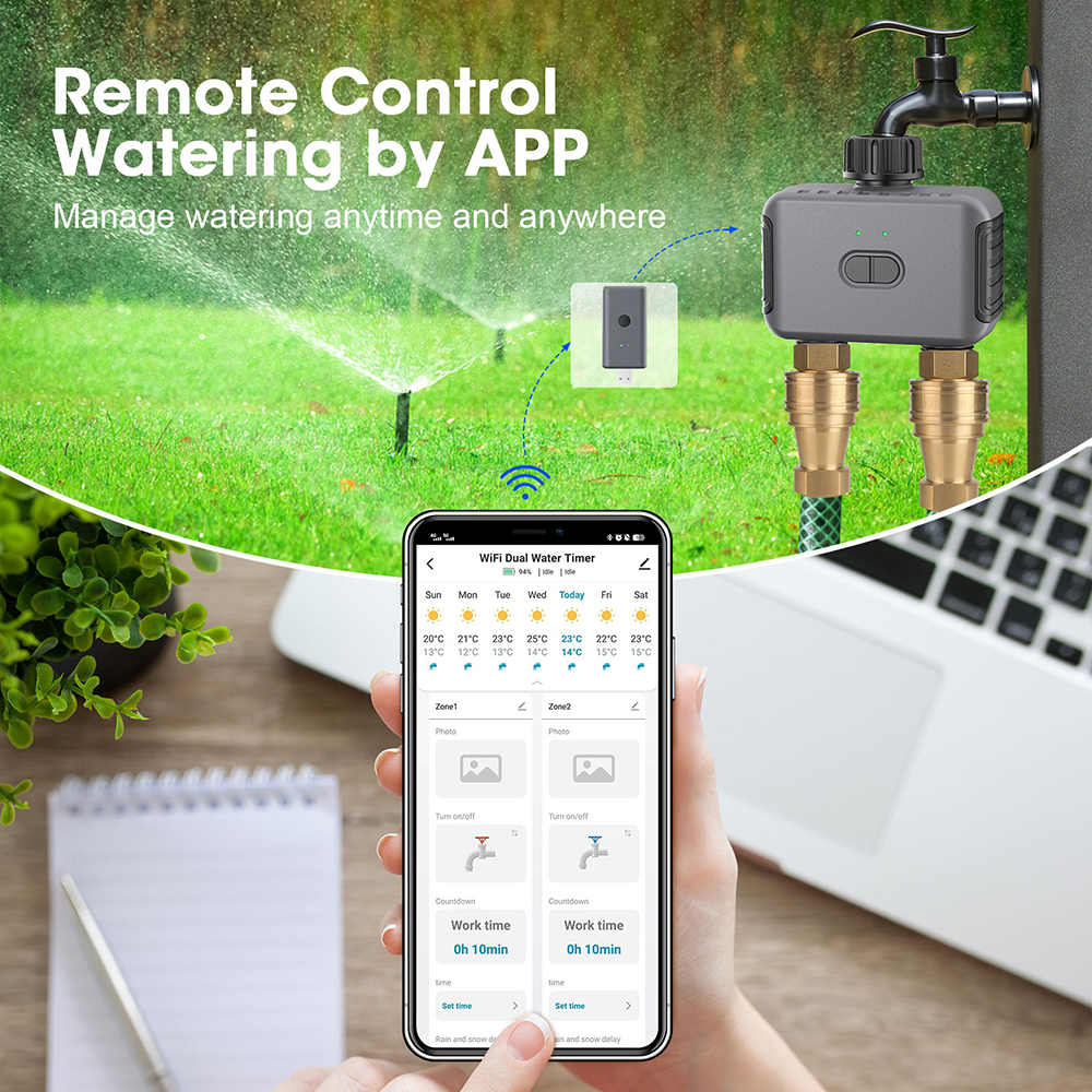 Tuya Smart Dual Wasser Timer B – Smart Garden Water Bewertung und Preis