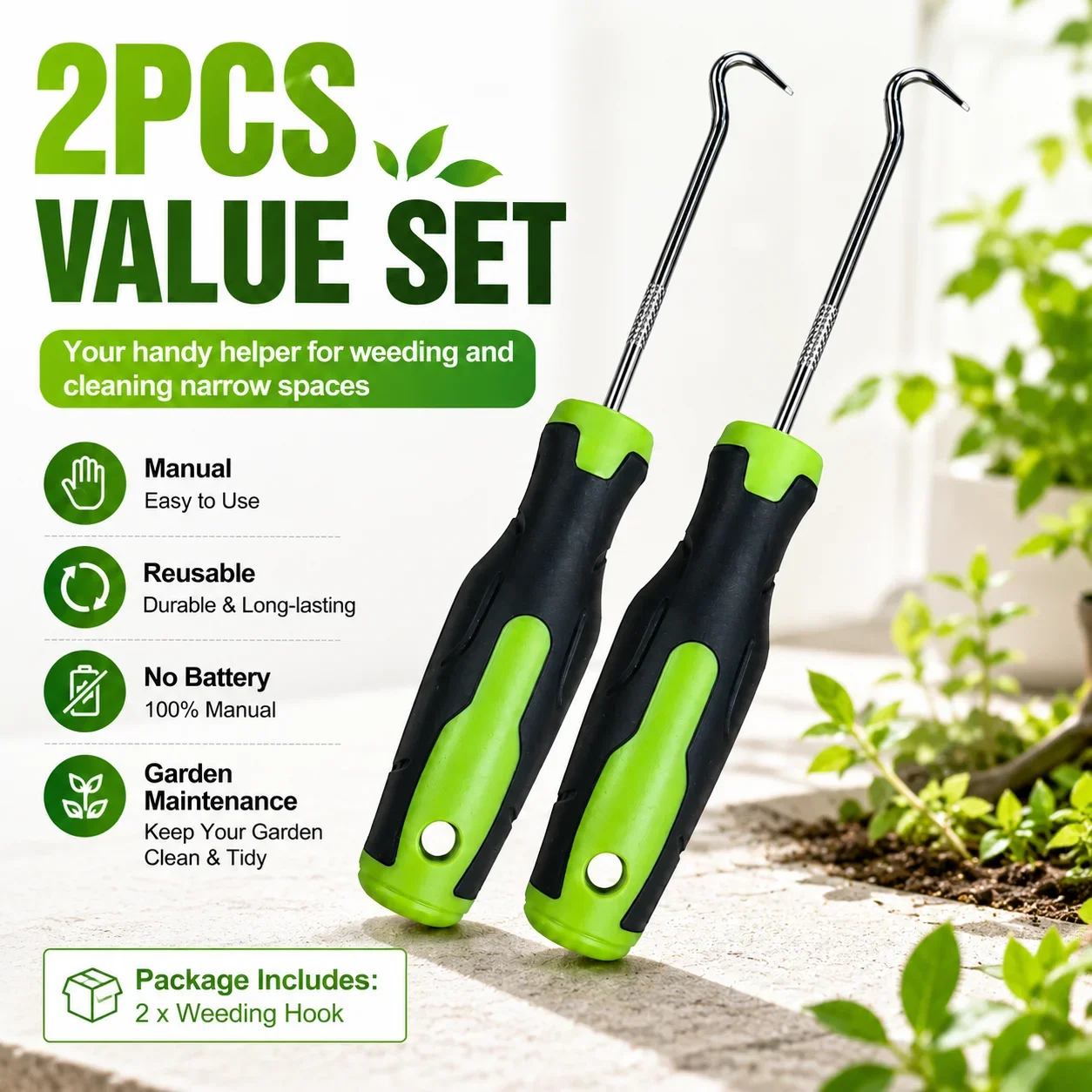 2-teiliges Manuelles Unkrauten – Smart Garden Edging Bewertung und Preis