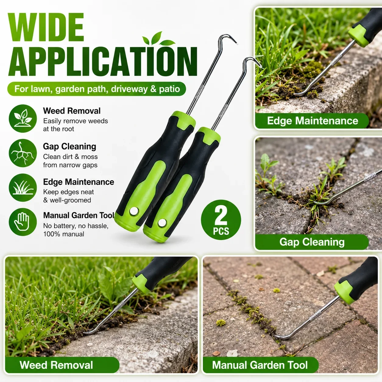 2-teiliges Manuelles Unkrauten – Smart Garden Edging Bewertung und Preis