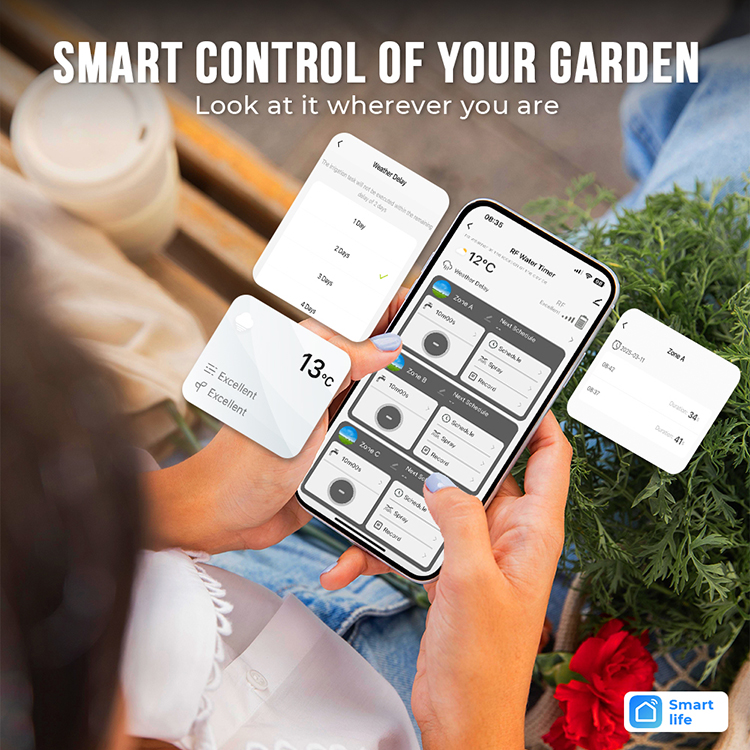 Neues Design Drei-Ausgangs-Sma – Smart Garden Design Bewertung und Preis