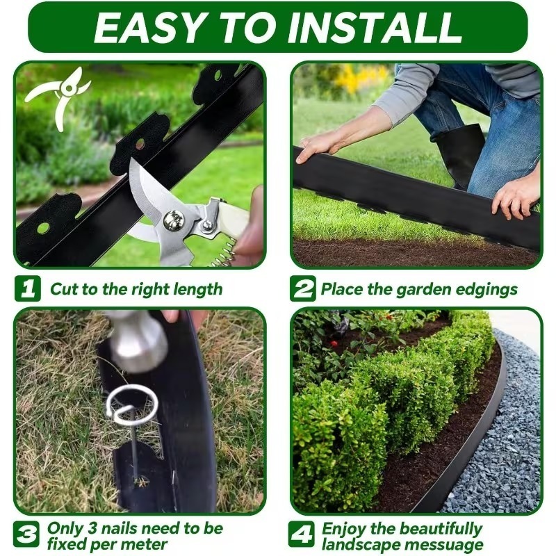 5/10 cm L-förmiger Gartengras- – Smart Garden Edging Bewertung und Preis