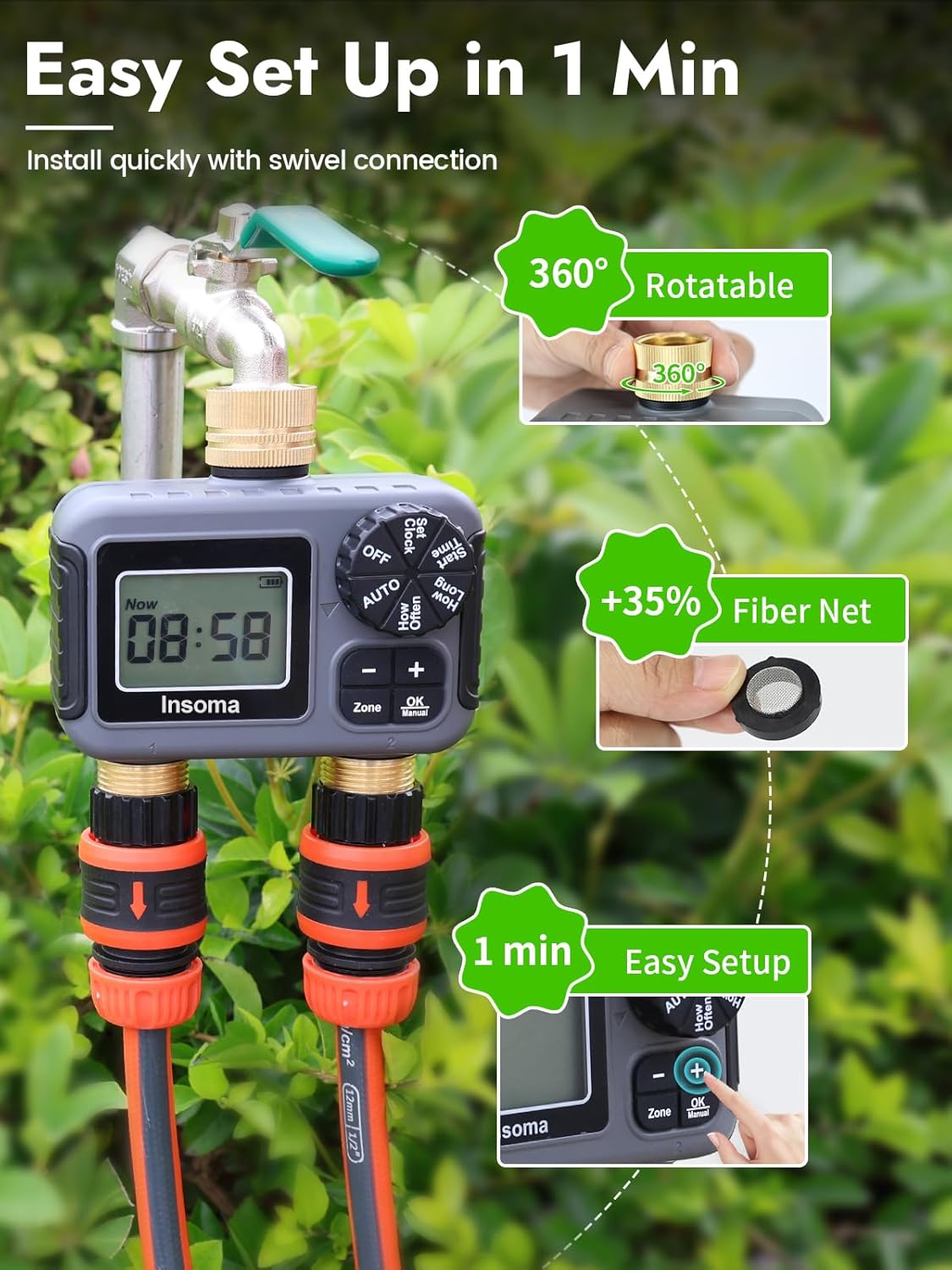 Insoma Smart Irrigation Wateri – Smart Garden Nursery Bewertung und Preis