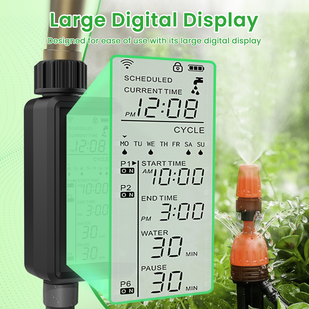MIUCDA Gartengieß-Timer mit gr – Smart Garden Accessories Bewertung und Preis