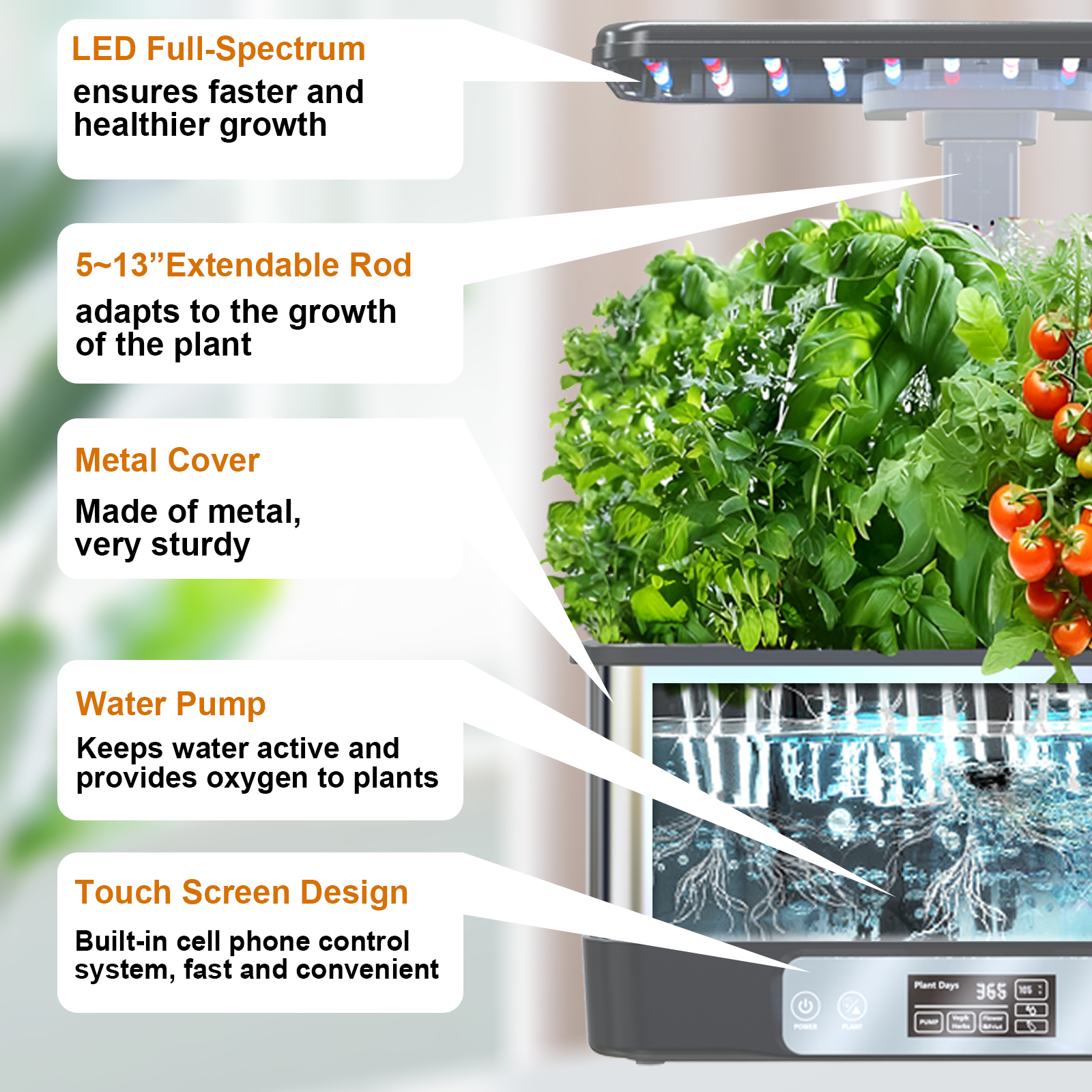 Intelligentes Hydroponiksystem – Smart Garden Nursery Bewertung und Preis