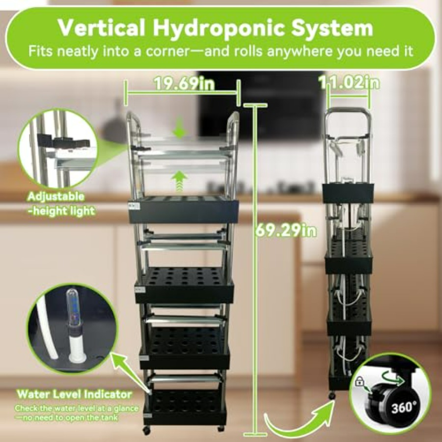 Indoor-Hydrokultur-Anbausystem – Smart Garden Water Bewertung und Preis
