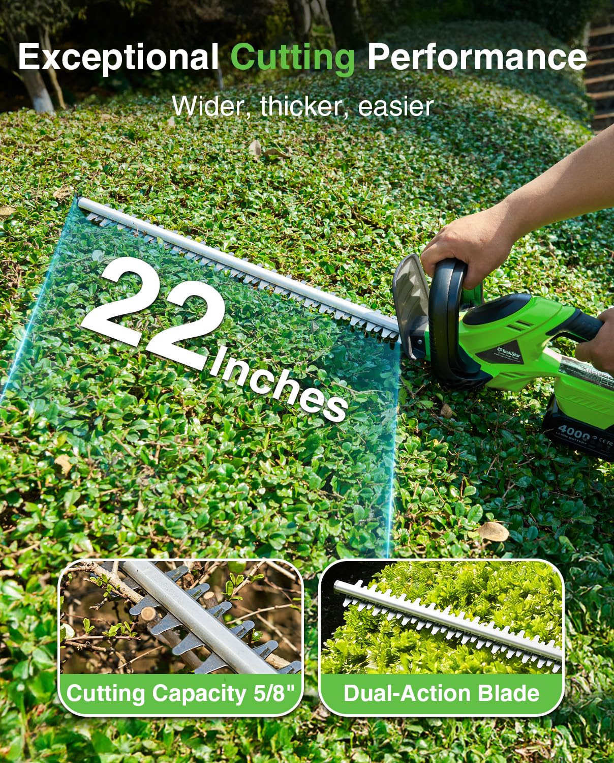TaskStar Akku-Heckenschere 20V – Smart Garden Edging Bewertung und Preis